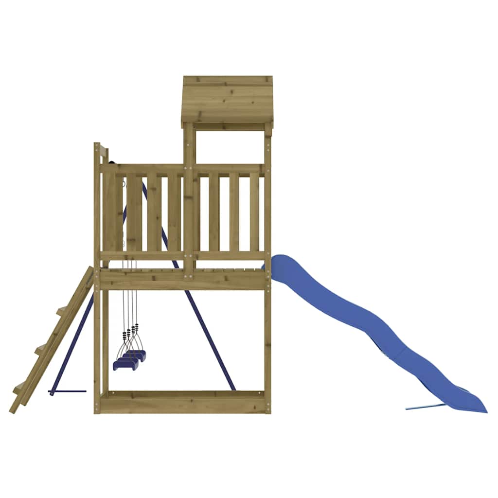 Spielturm Massivholz Kiefer