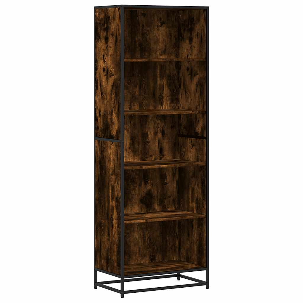 Bücherregal Schwarz 60x35x139 cm Holzwerkstoff