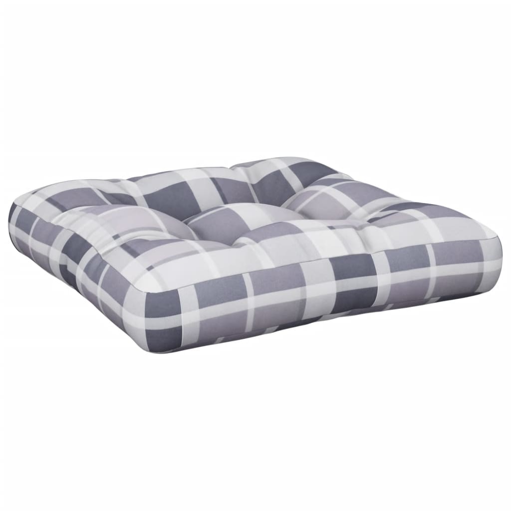 Palettenkissen Blau Weiß Gestreift 58x58x10 cm Oxford-Gewebe