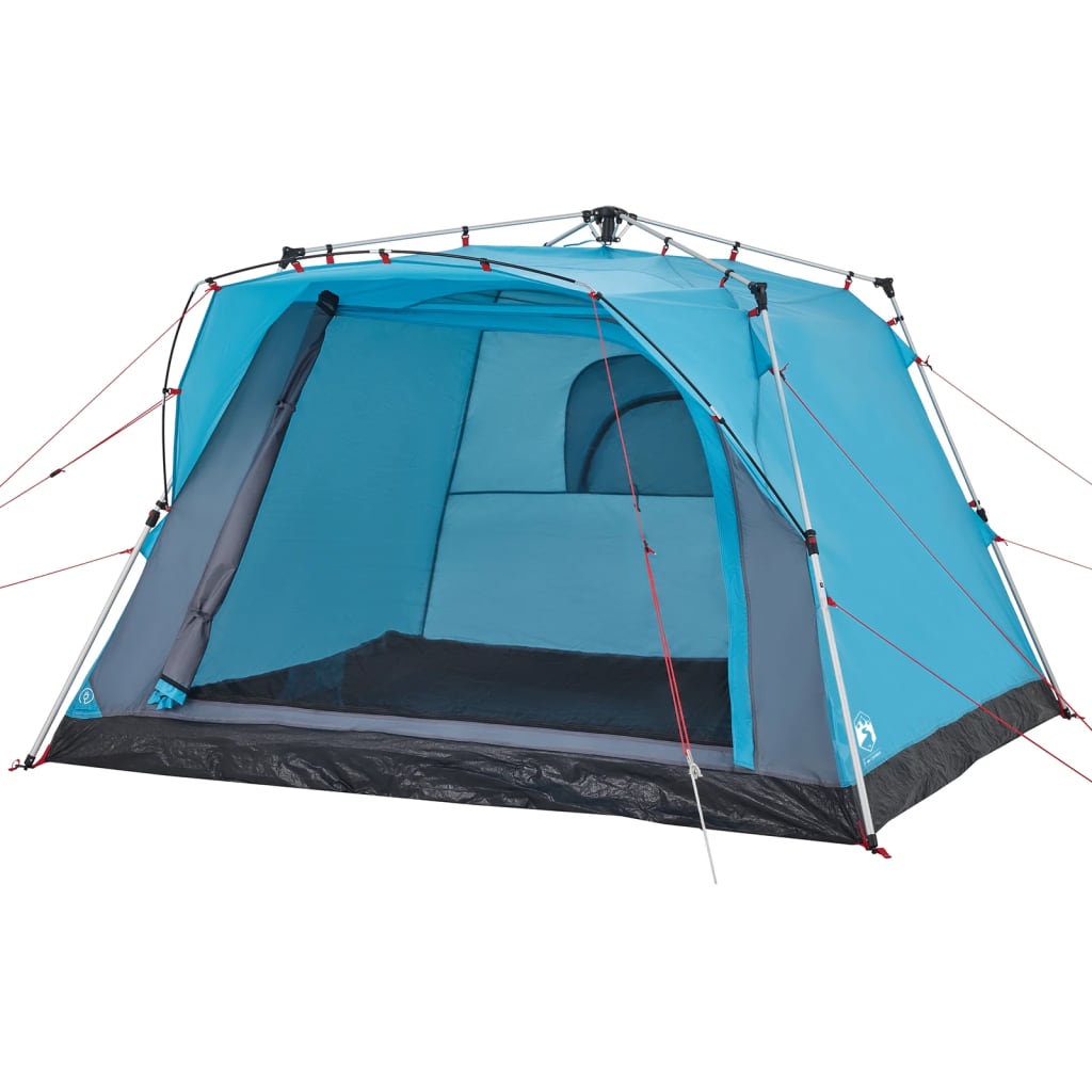 Campingzelt 4 Personen Grün Quick Release