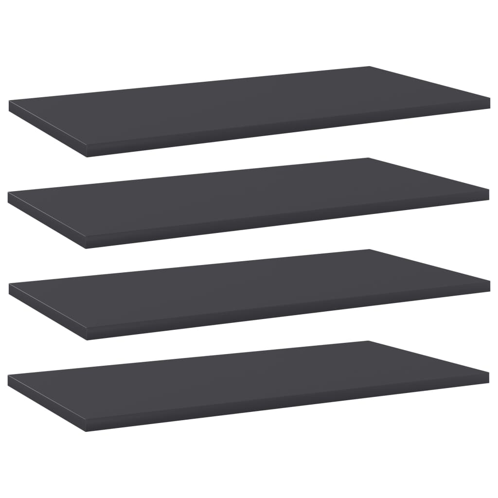 Bücherregal-Bretter 4 Stk. Weiß 40x10x1,5 cm Holzwerkstoff