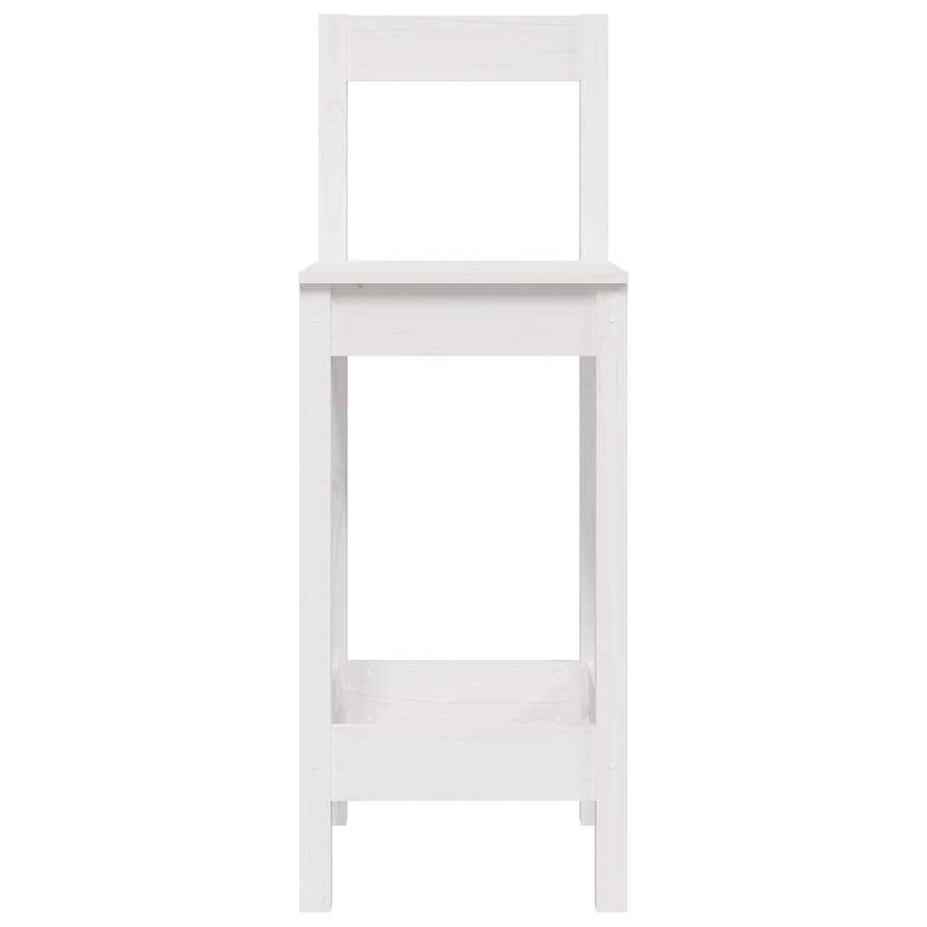 Barstühle 2 Stk. 40x40x78 cm Massivholz Kiefer