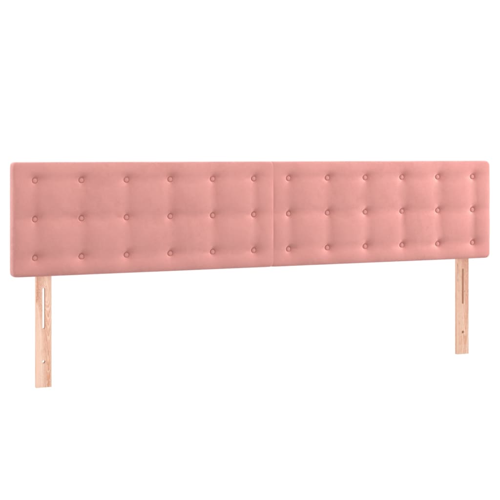 Kopfteil Hellgrau 80x5x118/128 cm Samt