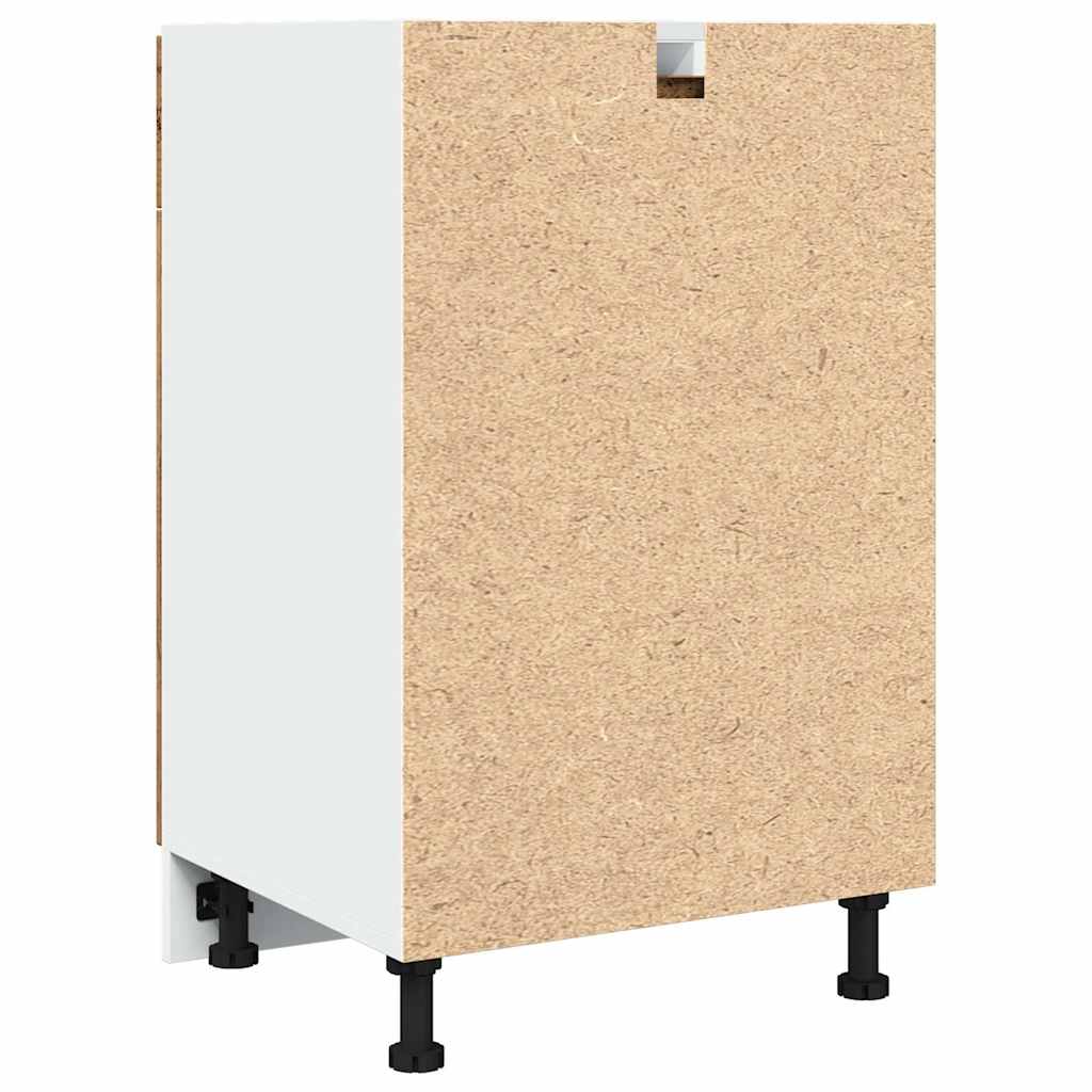 Unterschrank Lyon Weiß 60x46x81,5 cm Holzwerkstoff