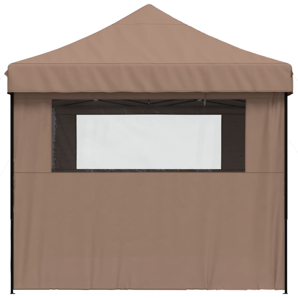 Partyzelt Faltbar Pop-Up Beige 410x279x315 cm