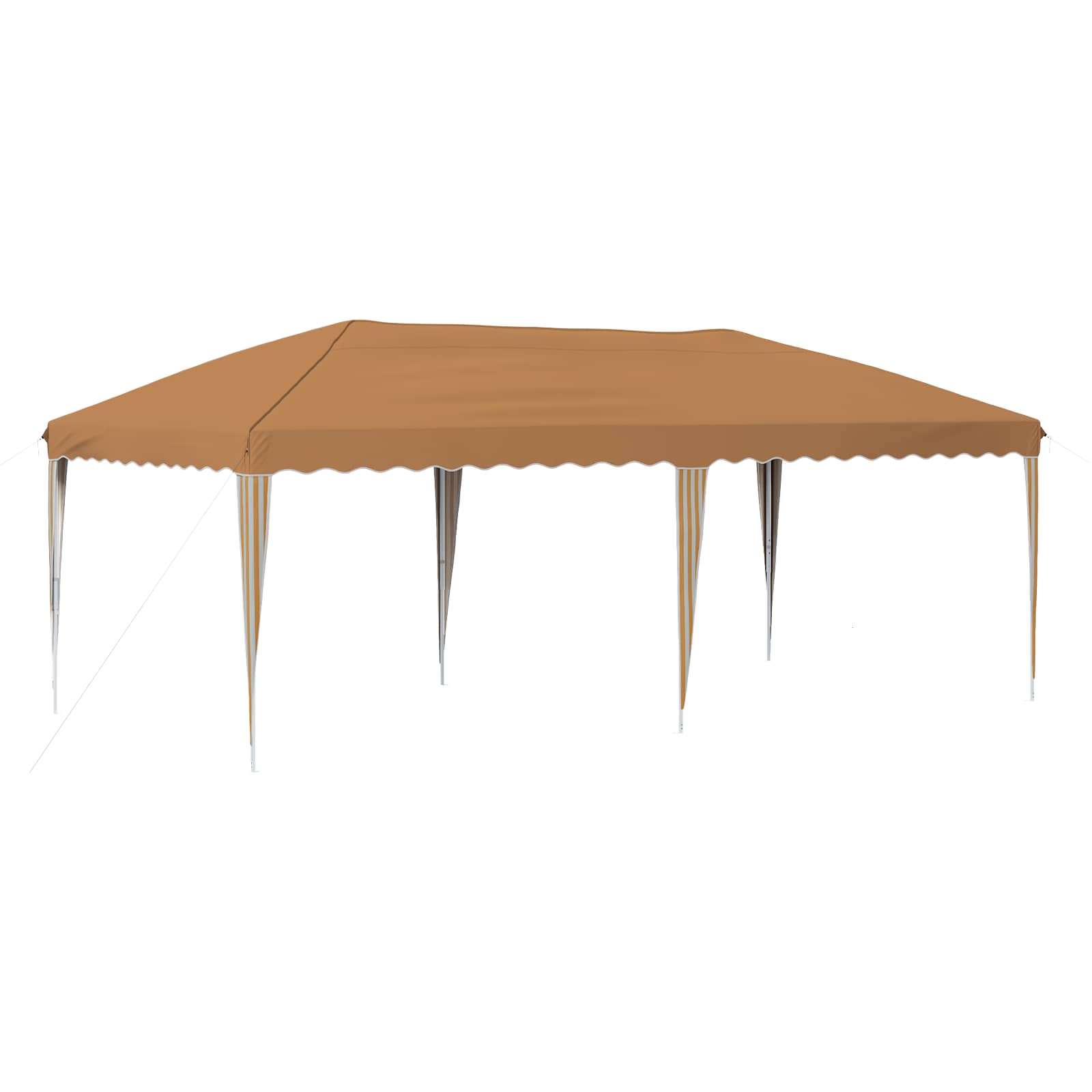 Pop-up Partyzelt 575 x 290 x 245 cm Creme