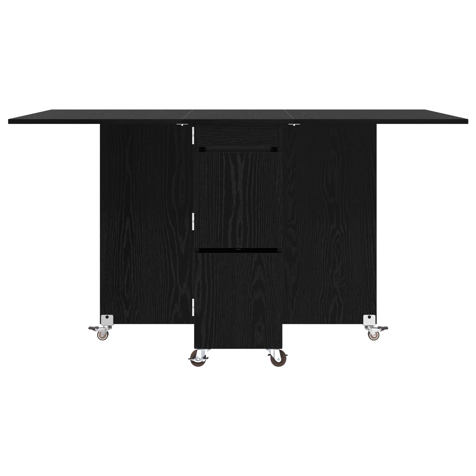 Esstisch 2 pcs 140 x 80 x 77 cm Holzwerkstoff Weiß Rechtwinklig