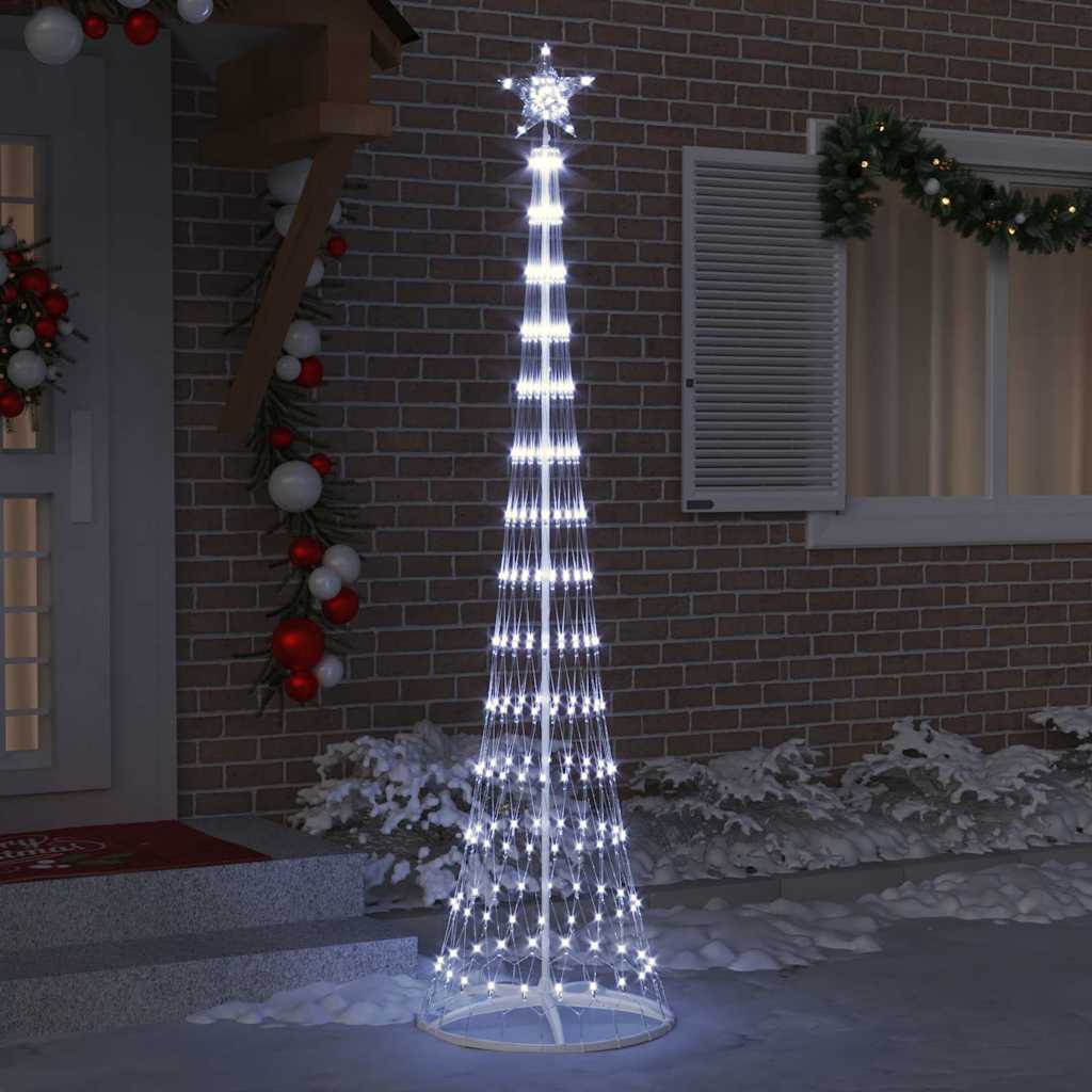 LED-Weihnachtsbaum Warmes Weiß 51 x 51 x 190 cm Metall