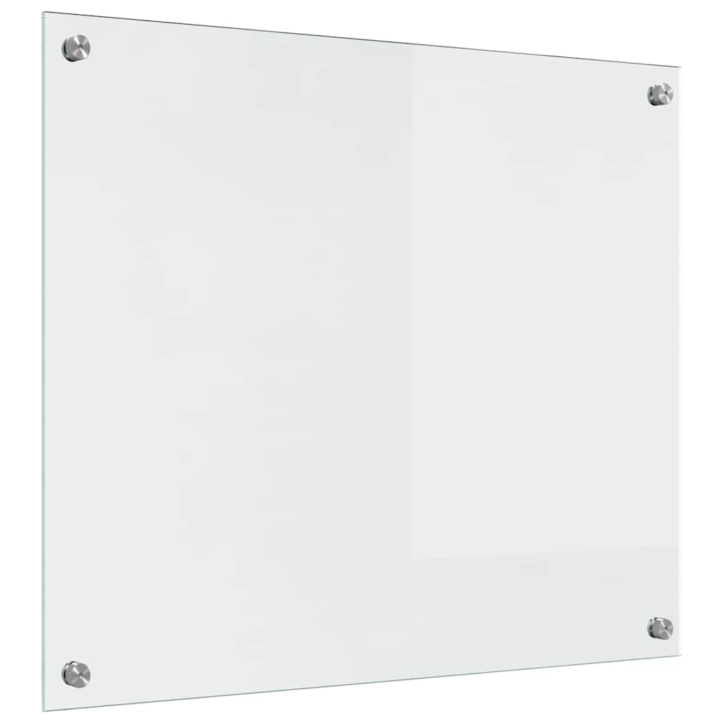 Küchenrückwand 2 pcs Weiß 70 x 40 cm Gehärtetes Glas
