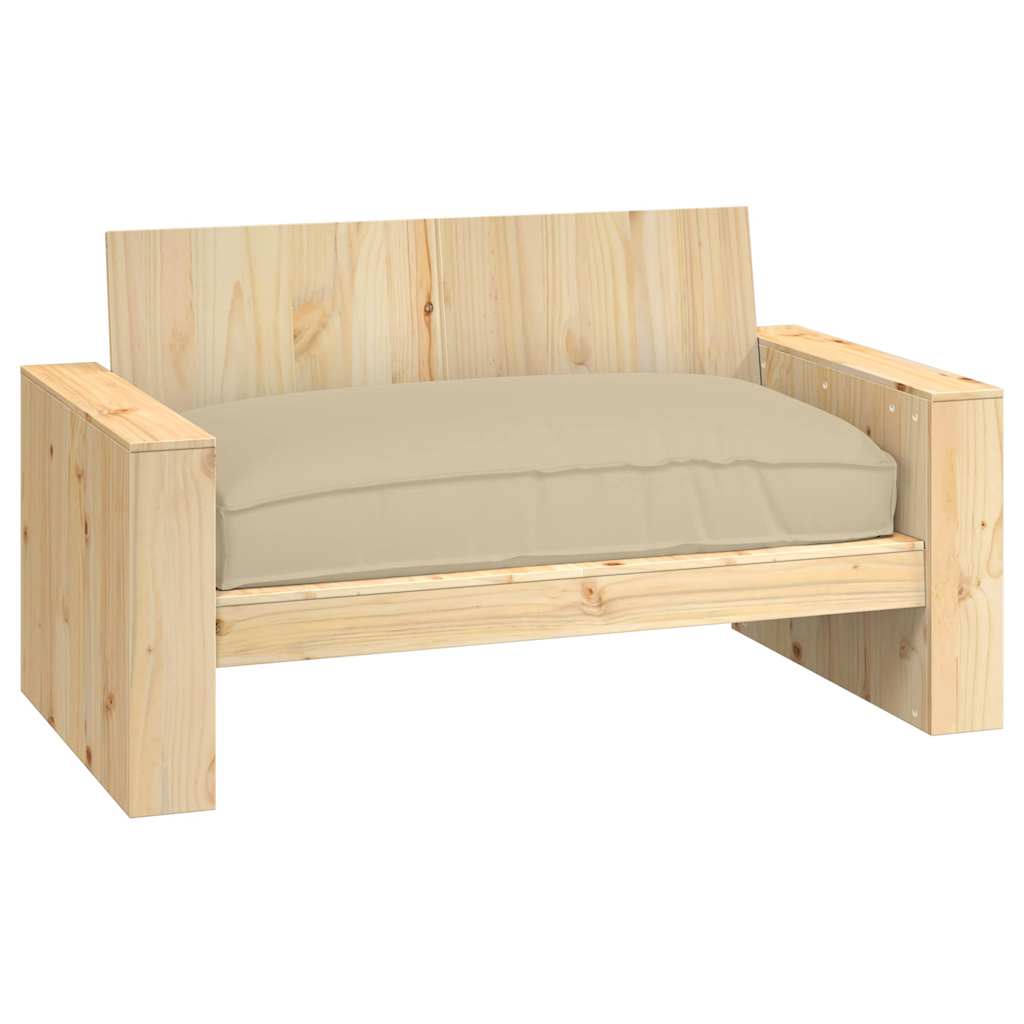 Kissen Anthrazit 120 x 80 x 12 cm Oxford-Stoff