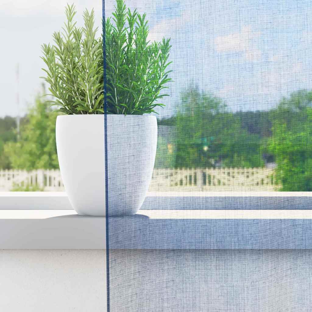 Voile Vorhänge mit Ösen 2 Stk. Apfelgrün 140x140 cm