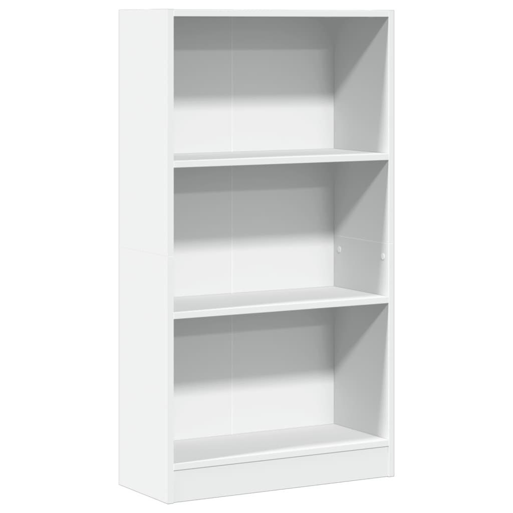 Bücherregal Weiß 40x24x75 cm Holzwerkstoff