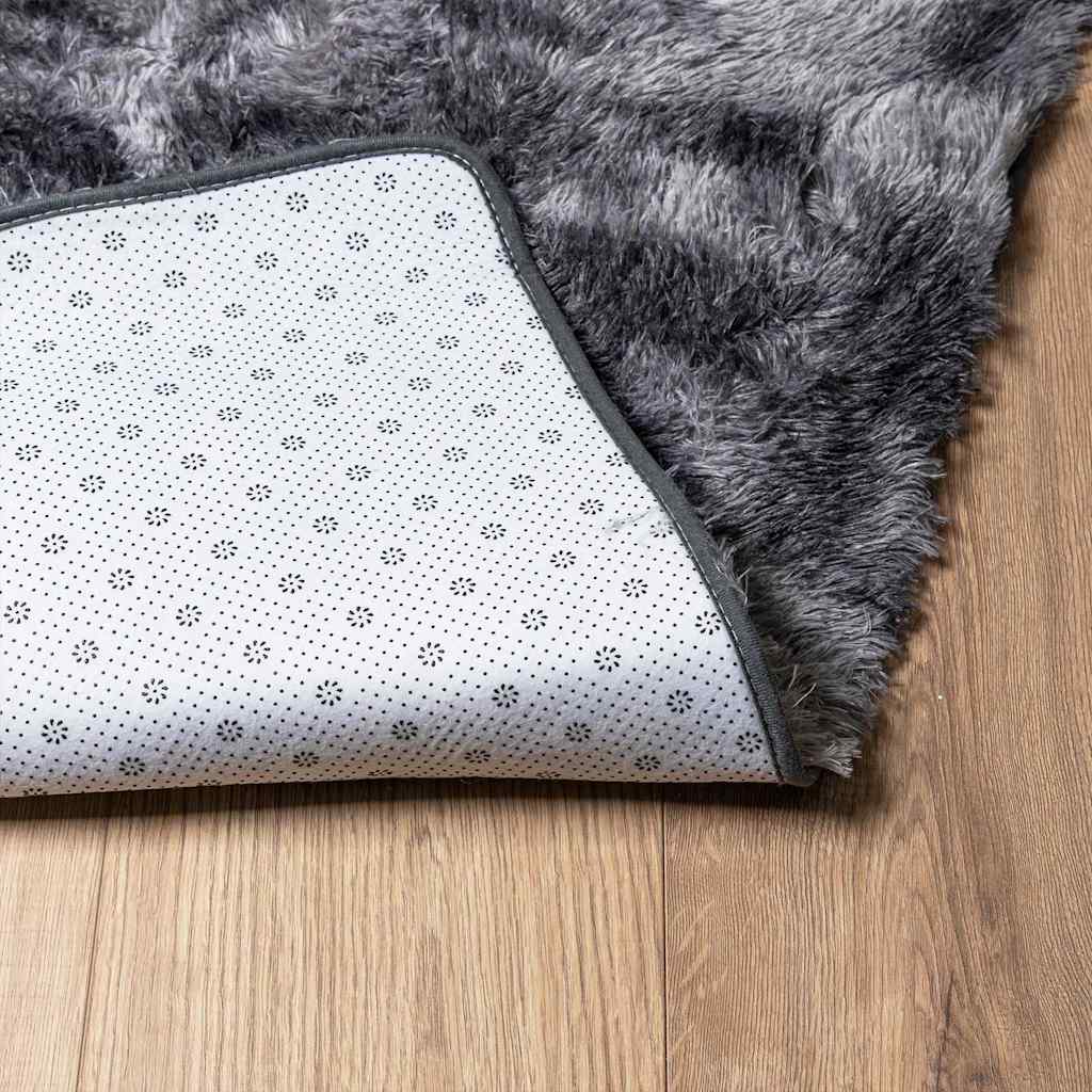 Teppich Shaggy Hochflor NAVARRA Beige 60x100 cm Polyester