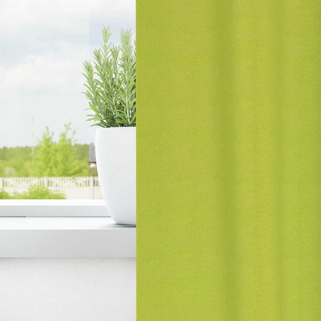 Verdunkelungs-Vorhänge mit Ringen 2 pcs Beige 140 x 140 cm