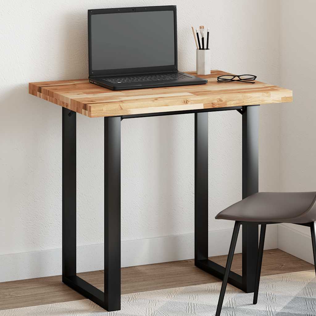 Tischplatte Rechteckig 60x50x2 cm Massivholz Akazie