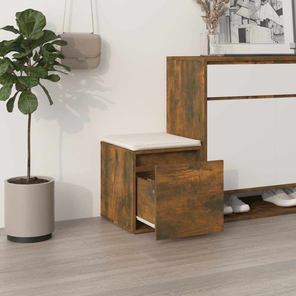 Schubladenbox Weiß 40,5x40x40 cm Holzwerkstoff