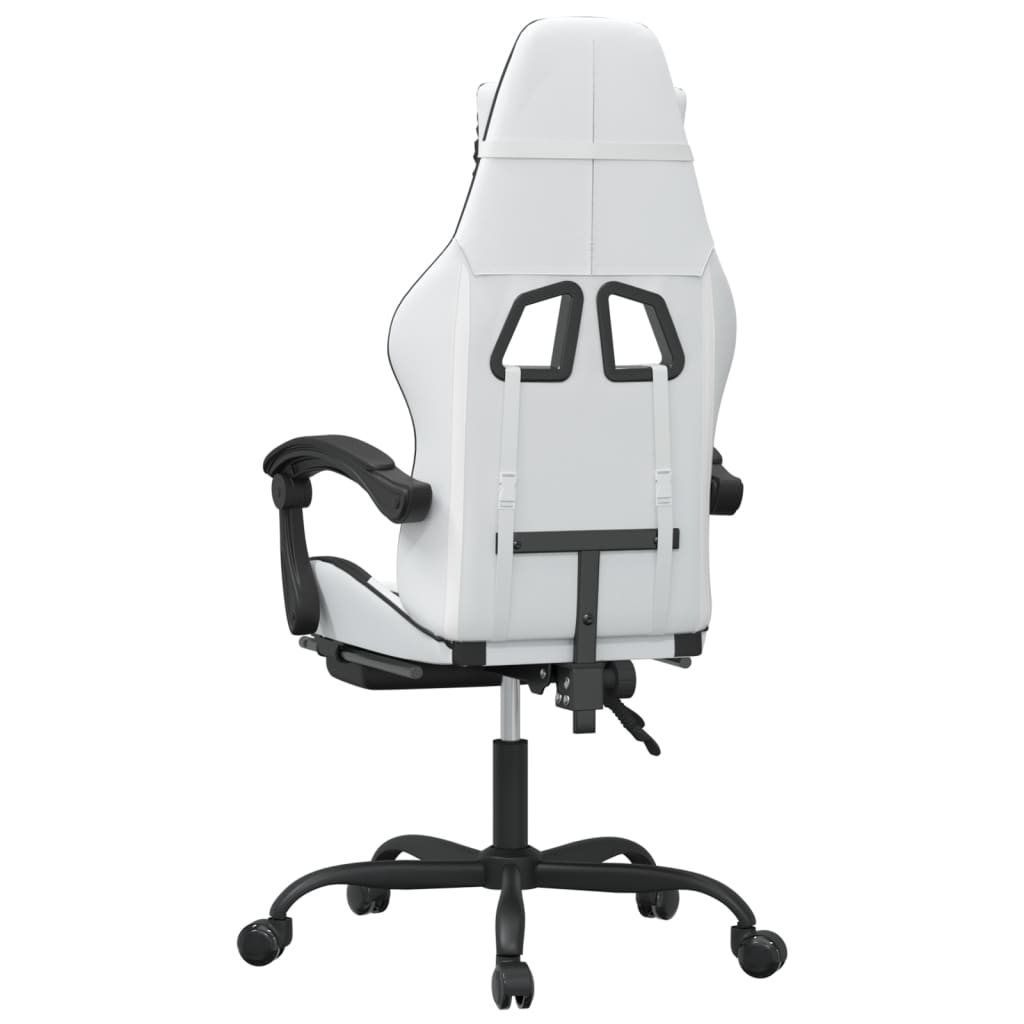 Gaming-Stuhl Drehbar Schwarz und Grün Kunstleder