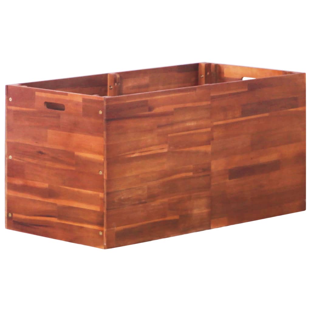 Garten-Hochbeet Akazienholz 200x50x50 cm