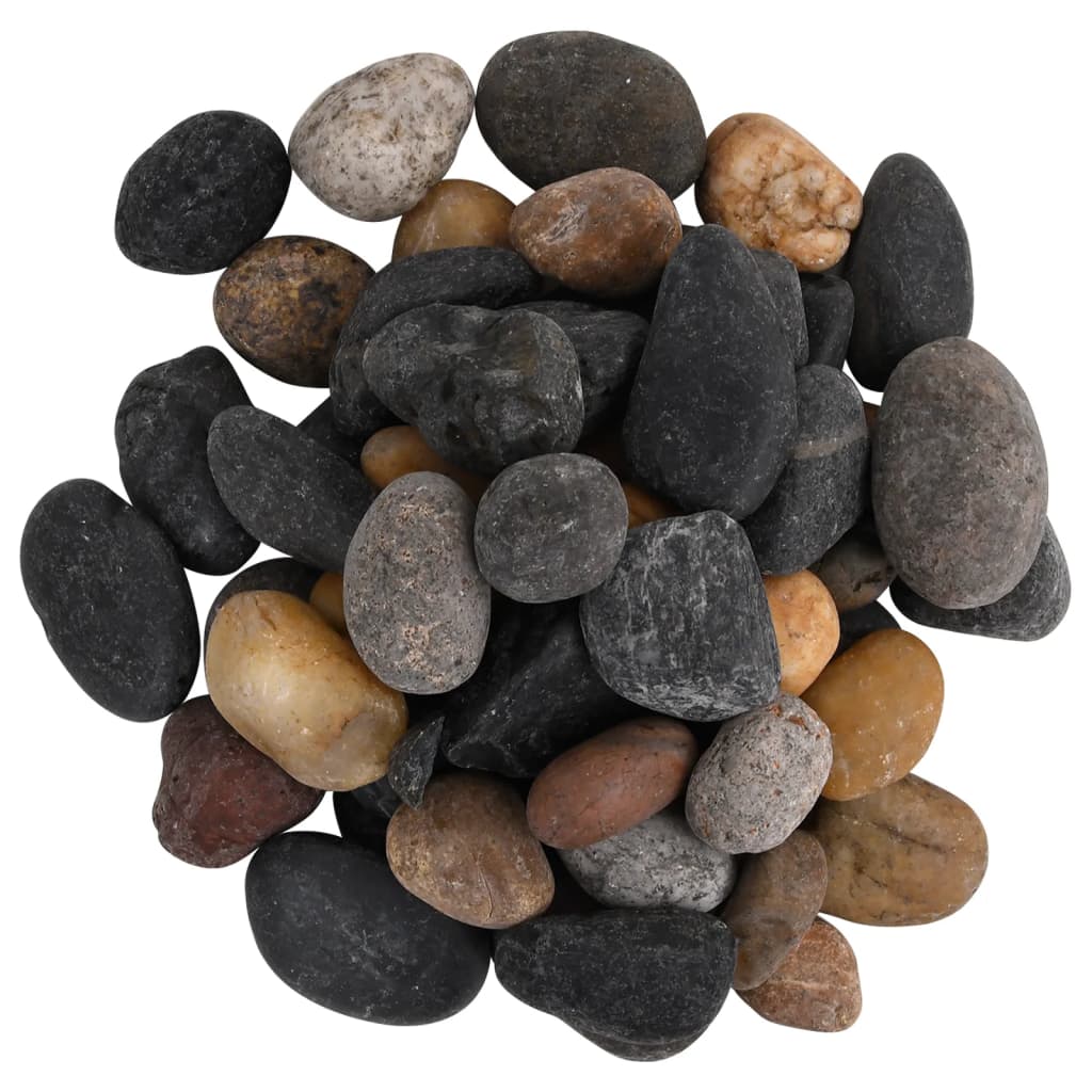 Polierte Kiesel 10 kg Mehrfarbig 2-5 cm