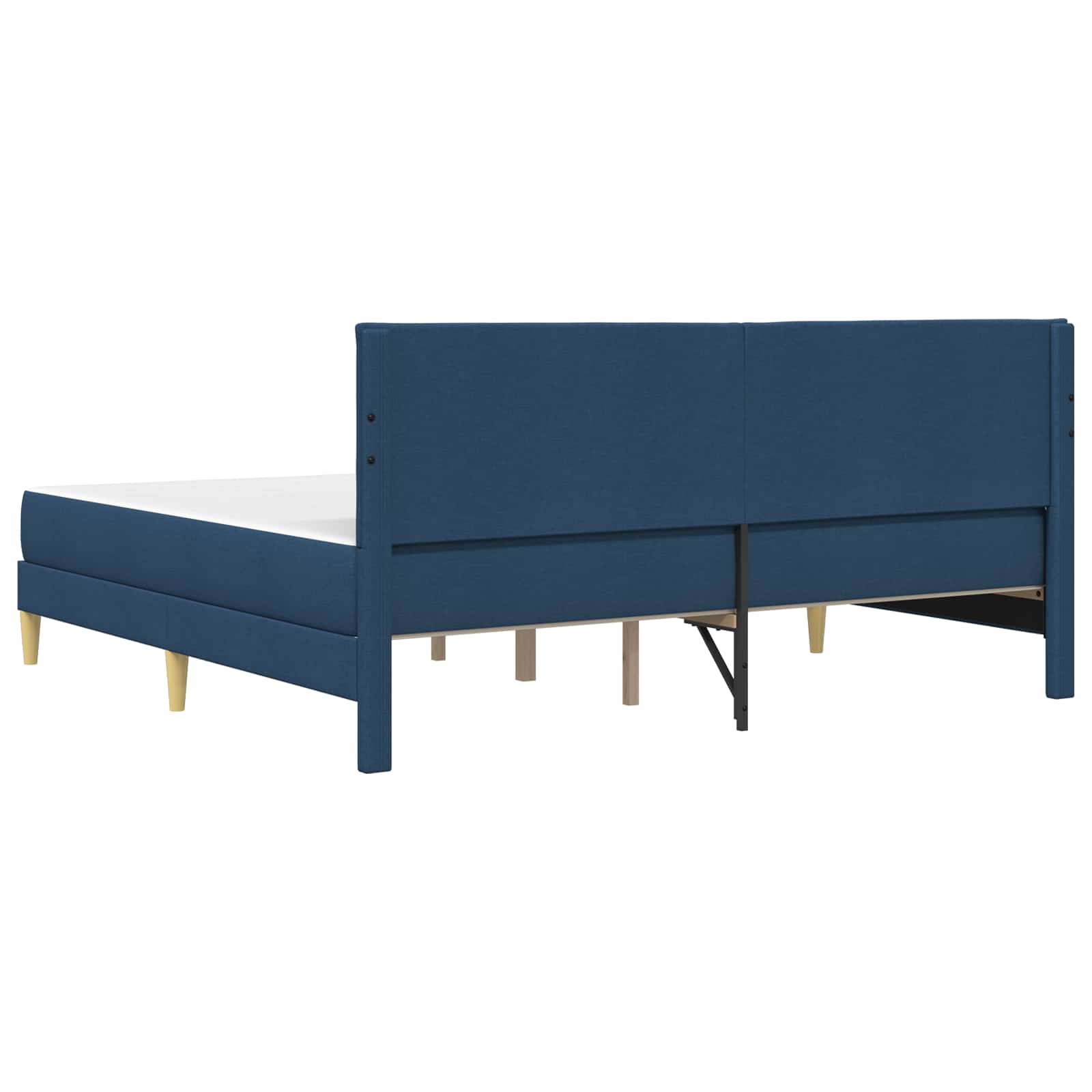 Bettrahmen Hellgrau 80 x 200 cm Polyester