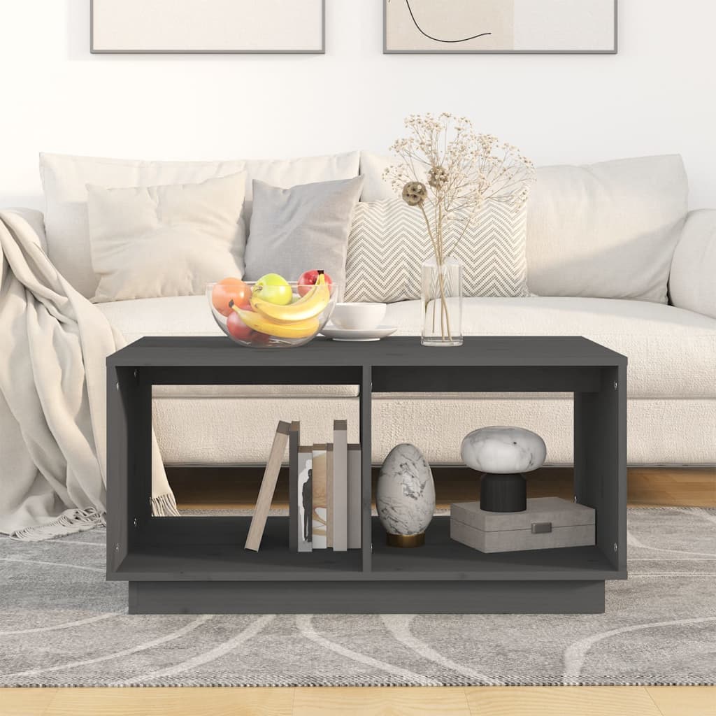 Couchtisch 80x50x40 cm Massivholz Kiefer