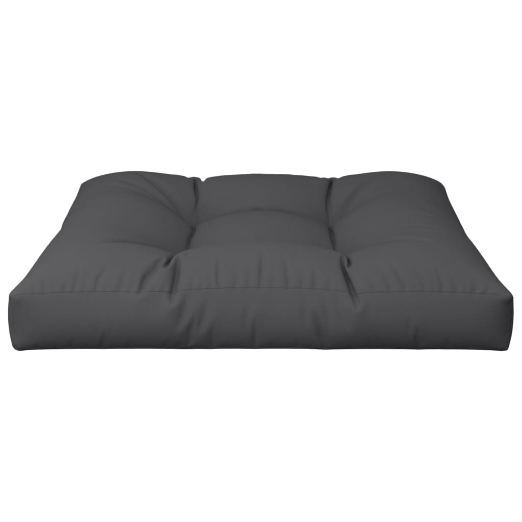 Palettenkissen Anthrazit 50x50x12 cm Stoff