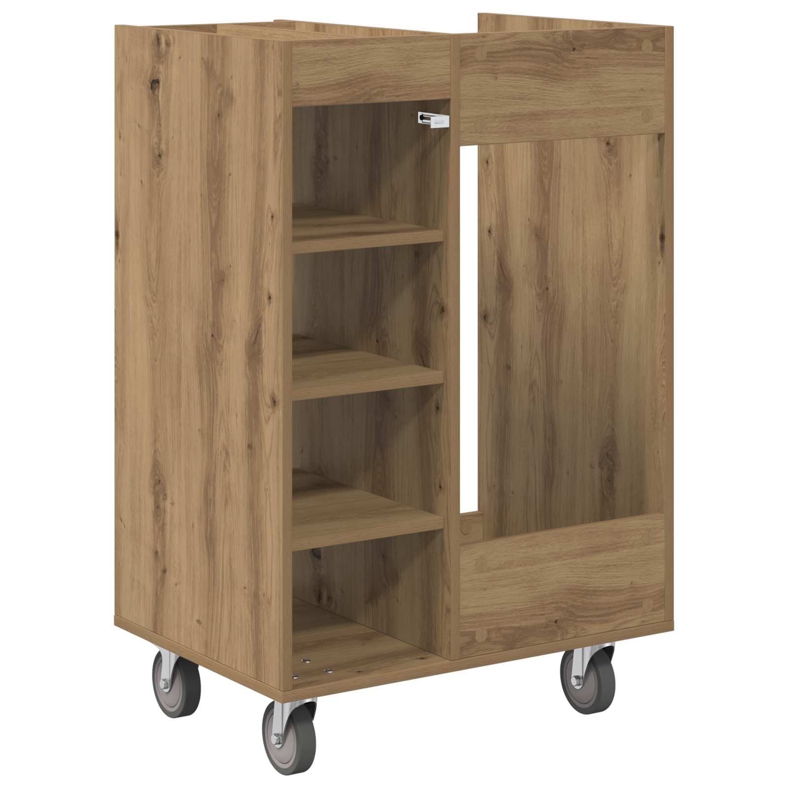 Golf Schrank Mit Rad Uni Weiß 65 x 45 x 98 cm