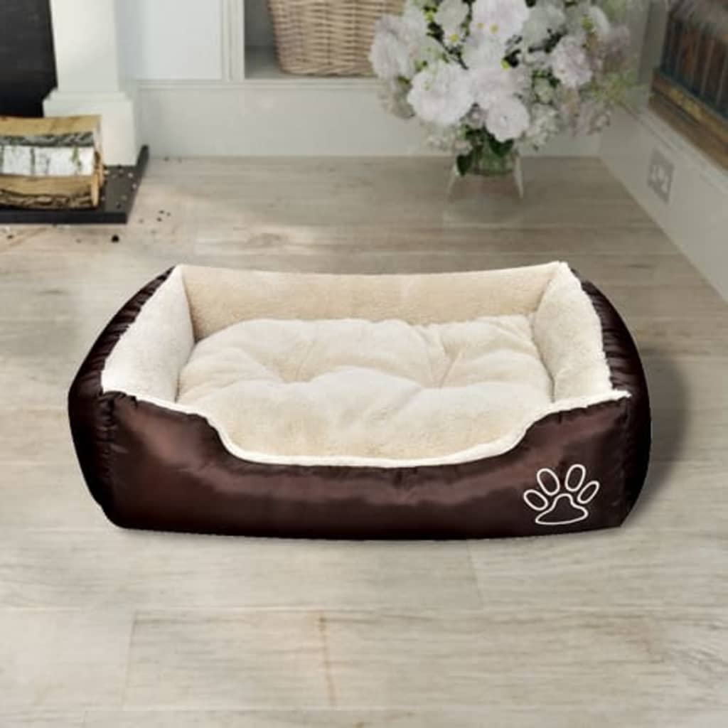 Hundebett Beige und Braun XXL