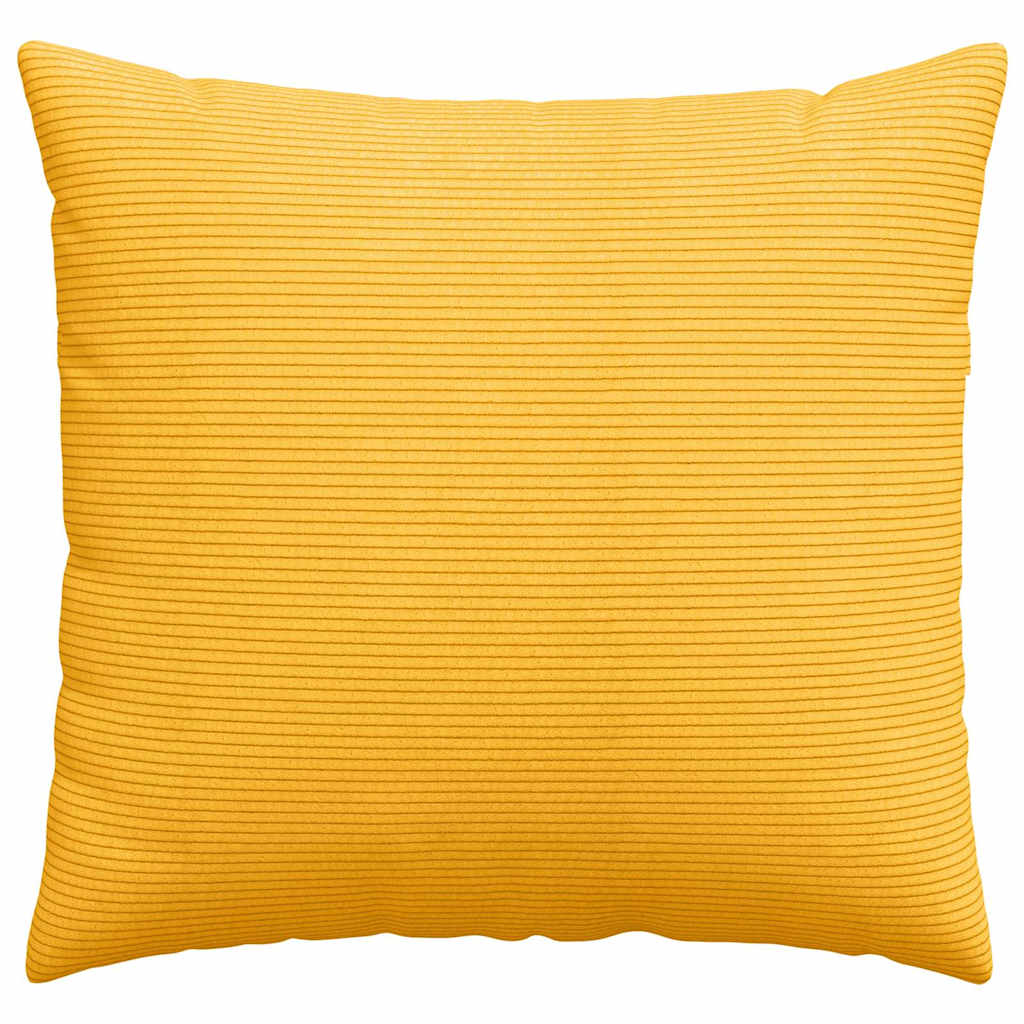 Sofakissen 2 Stück Hellgrau 50 x 30 cm Cordstoff
