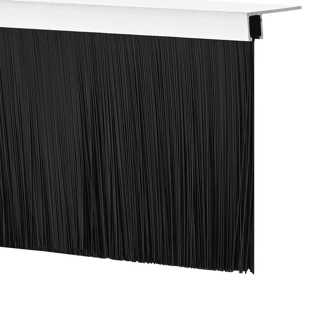Aufsteck Türbürstendichtungen 2 pcs Braun 100 cm