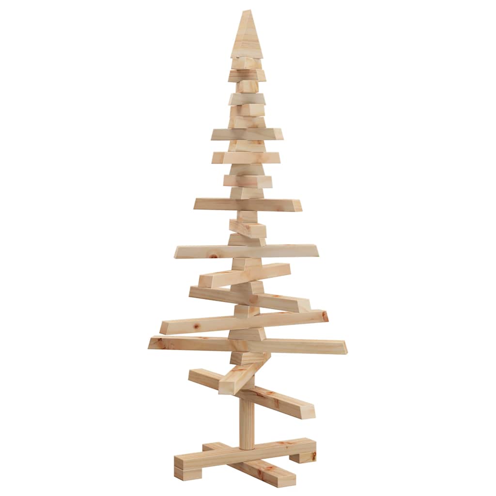 Weihnachtsbaum Holz zum Schmücken 60 cm Massivholz Kiefer