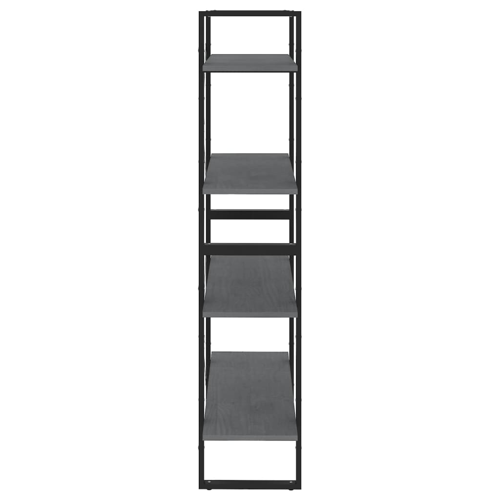 Bücherregal 2 Fächer Weiß 80x30x70 cm Holzwerkstoff