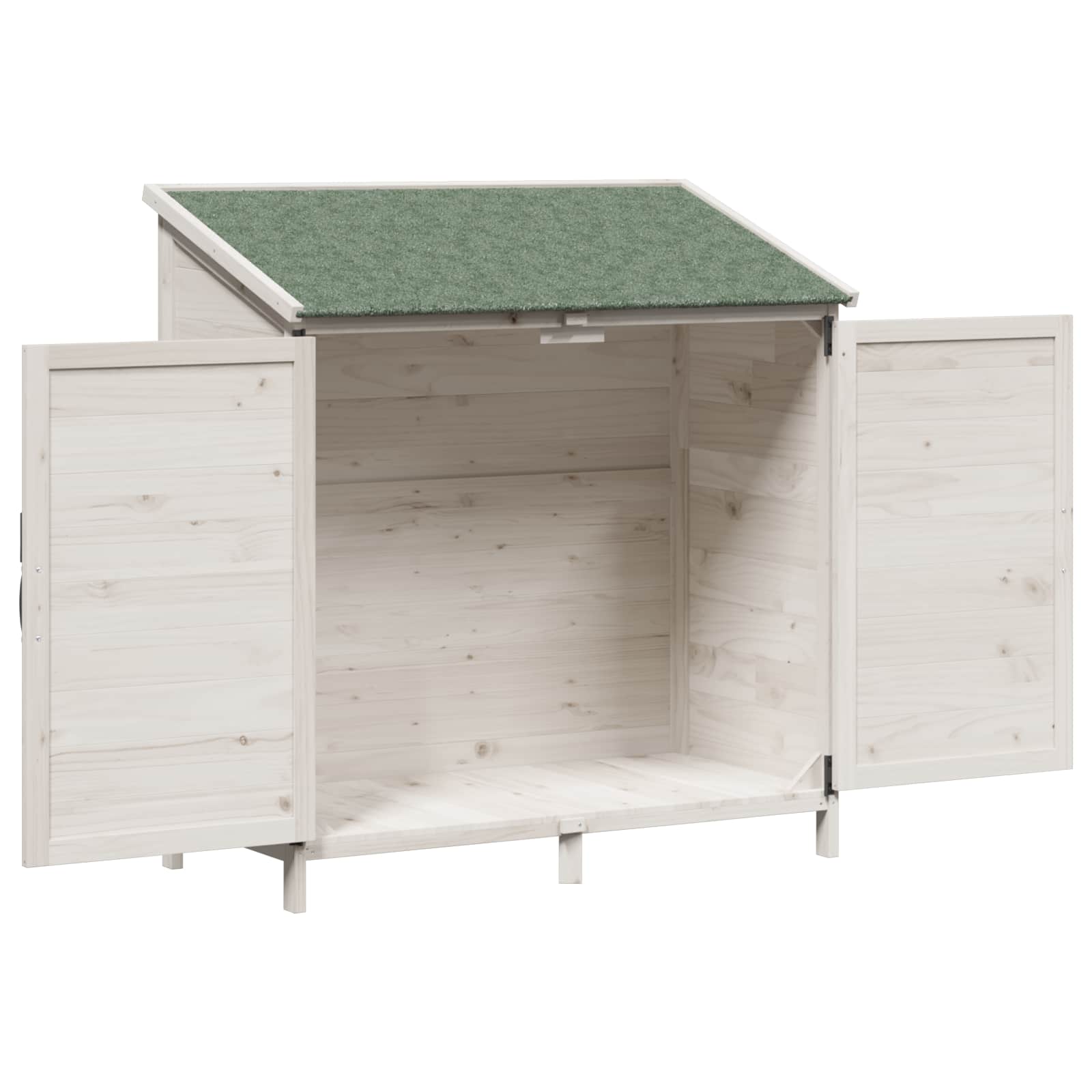 Gartenschuppen Natur 59,5 x 56 x 113,5 cm Massivholz aus Fichte