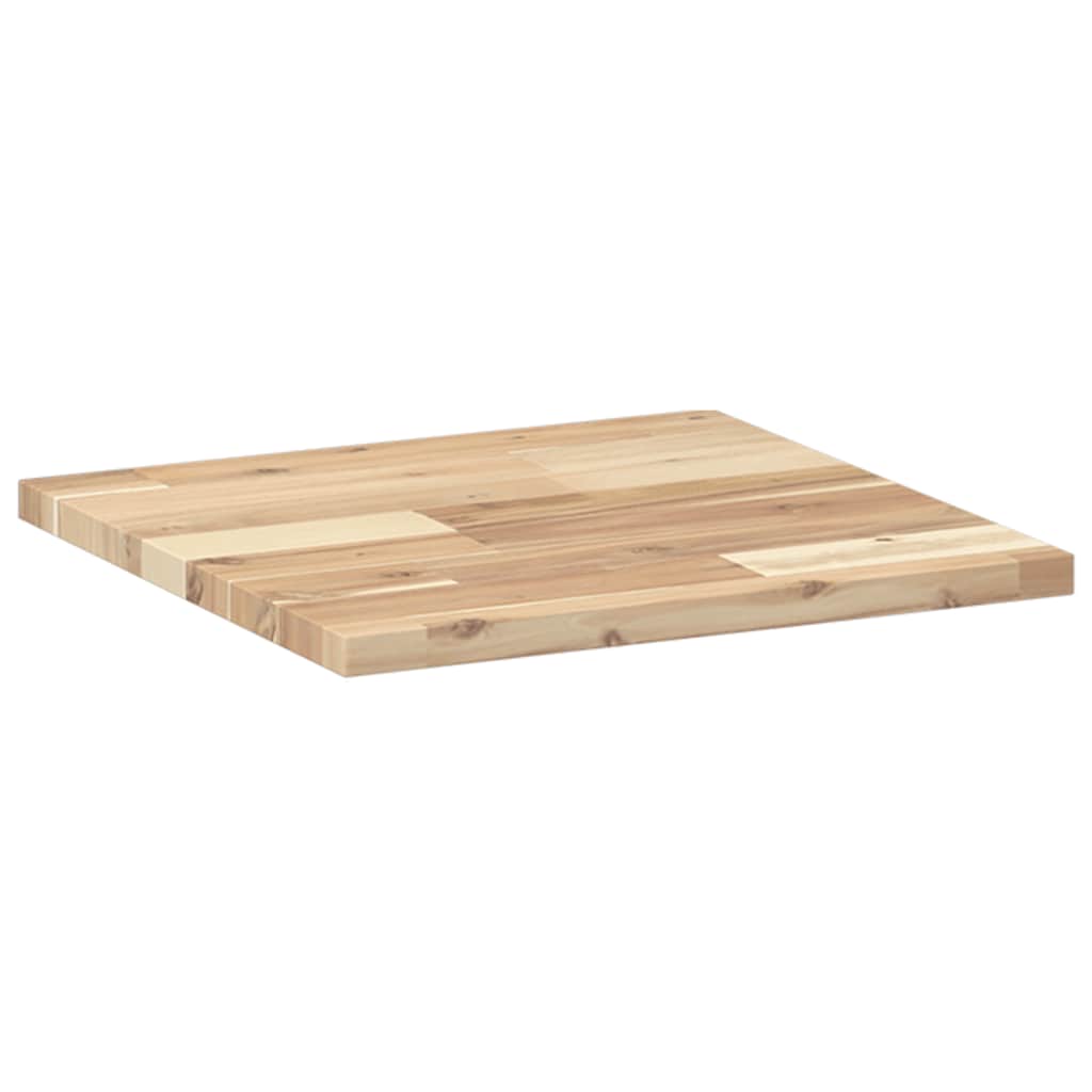 Tischplatte Rund Ø40x2 cm Massivholz Akazie