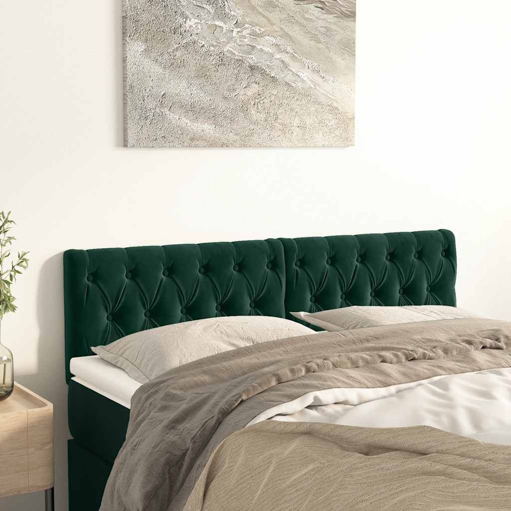 Kopfteil Hellgrau 80x7x118/128 cm Samt