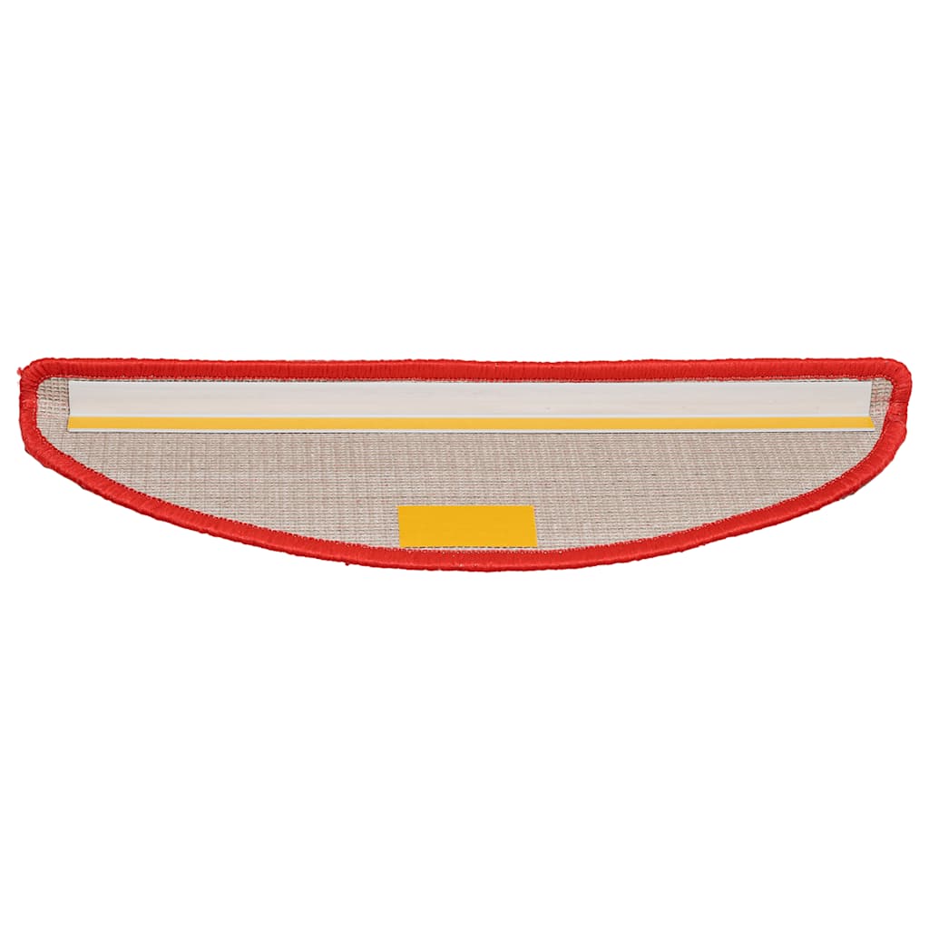 Stufenmatten 15 Stk. 56x17x3 cm Grau Halbrund