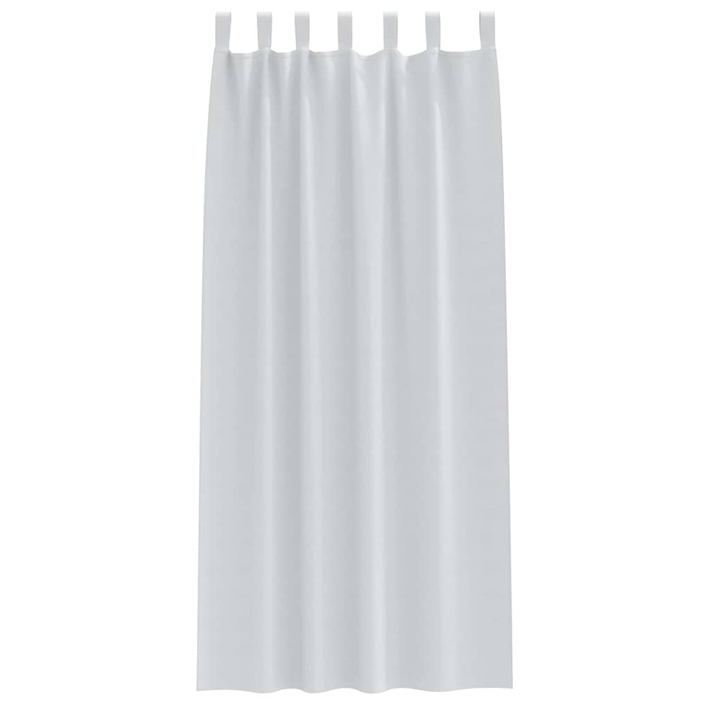 Verdunkelungs-Vorhänge mit Ringen 2 pcs Beige 140 x 140 cm