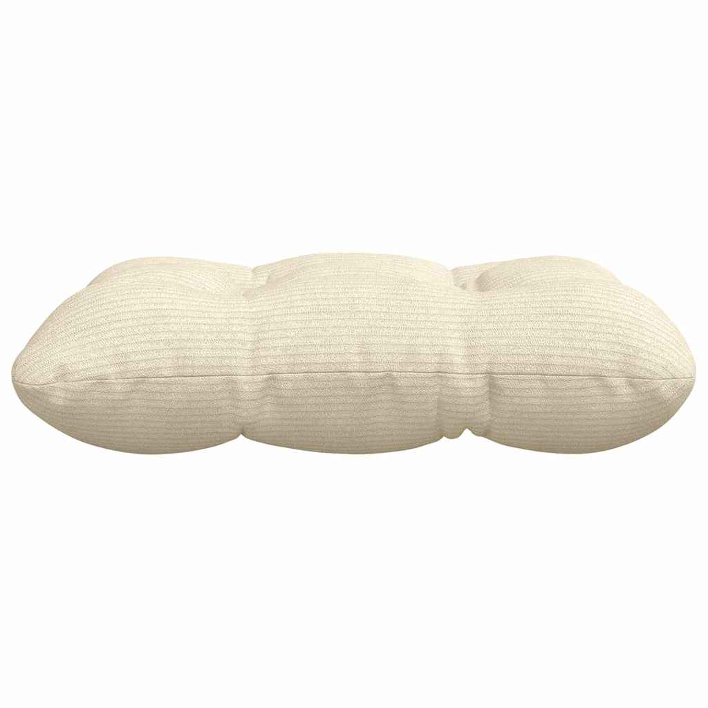 Sitzkissen 4 pcs Hellgrau 40 x 40 cm Cordstoff