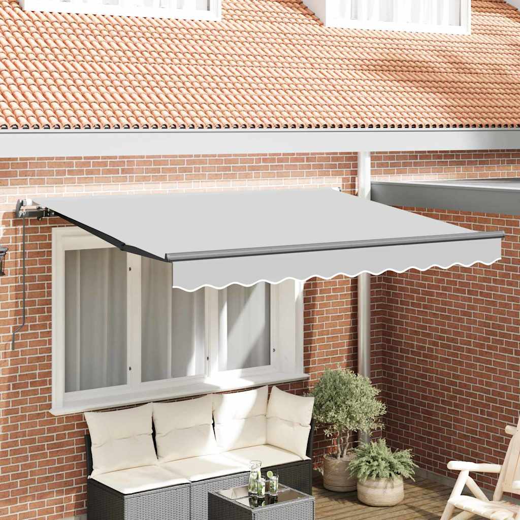 Markisenrahmen Weiß 2,5 x 2 m Metall