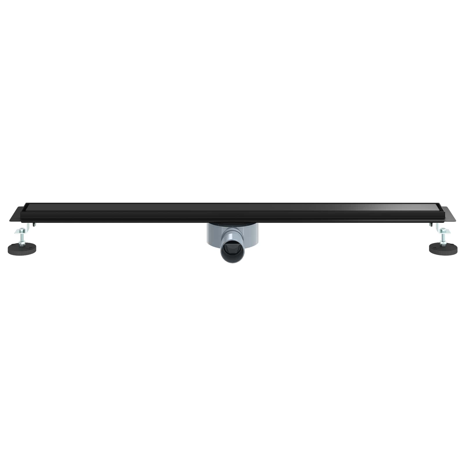 Duschablauf 2-in-1 mit 360° Siphon Silber 54 x 11 x 9,5 cm
