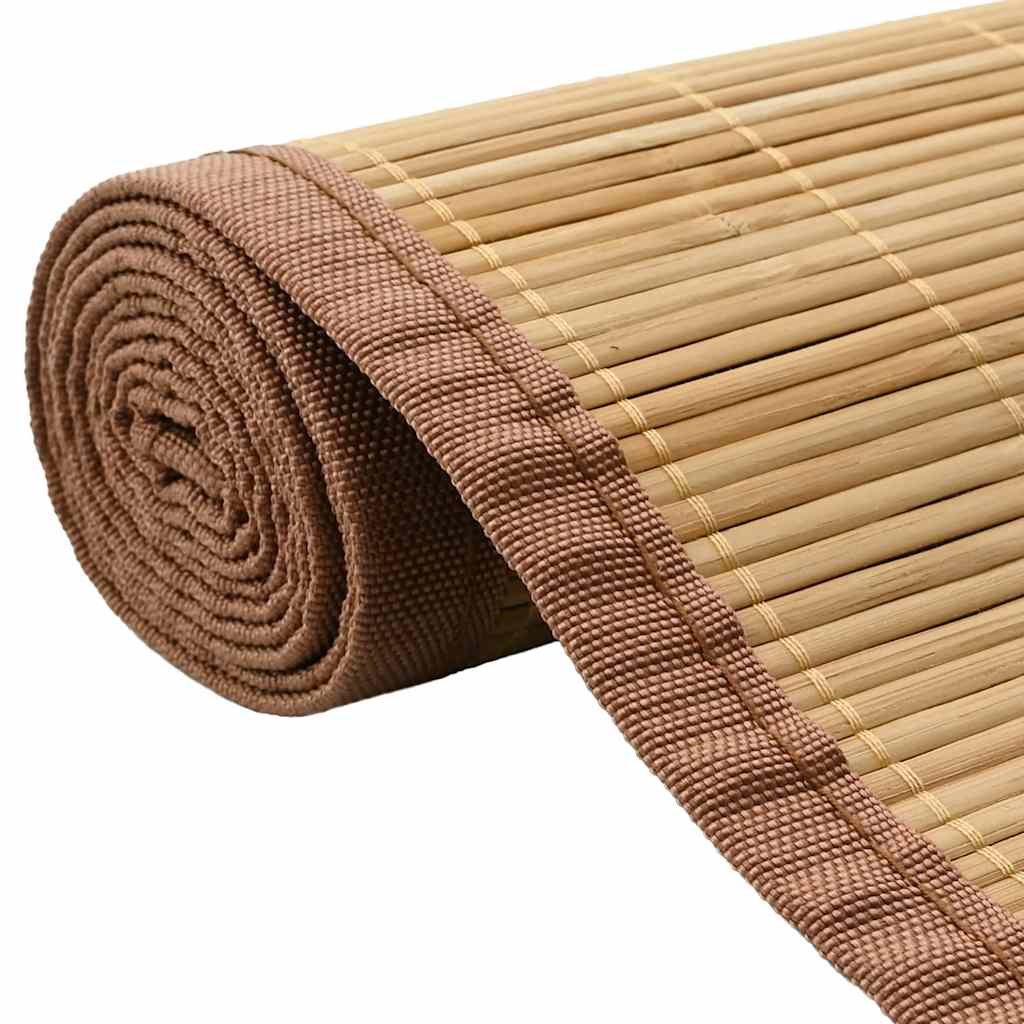 Teppich Bambus 100 x 160 cm Natur