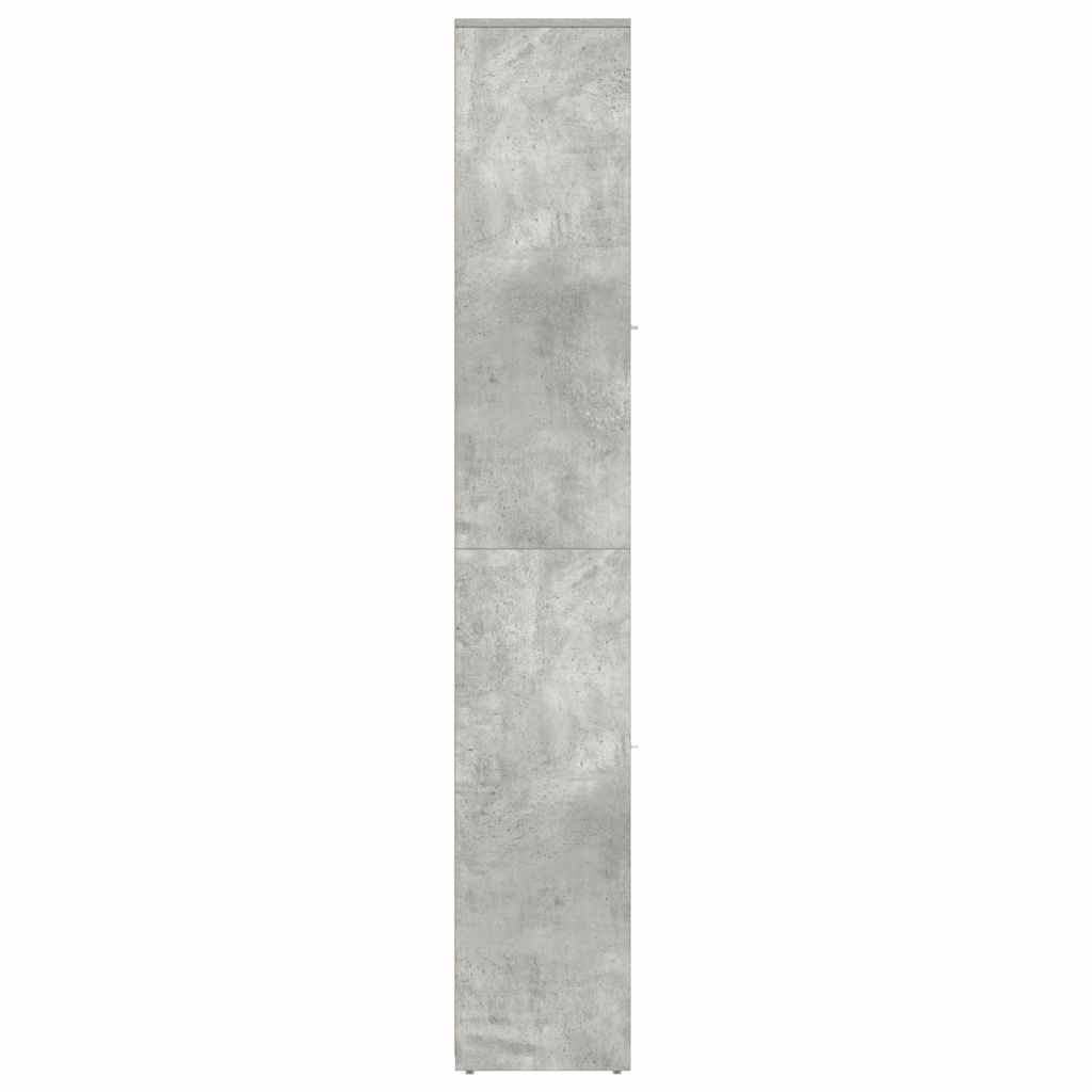 Badezimmerschrank Weiß 30x30x183,5 cm Holzwerkstoff