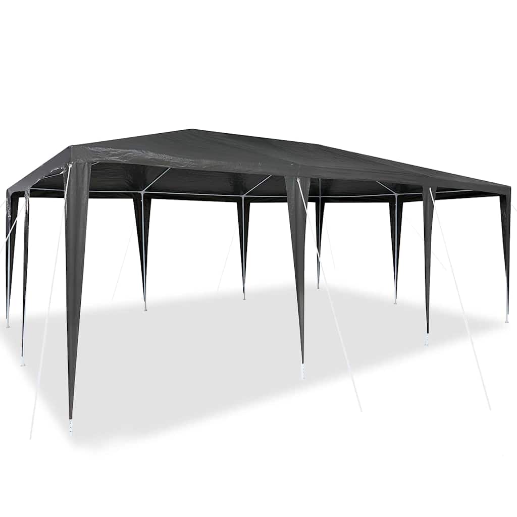 Party-Zelt Weiß 400 x 400 x 266 cm Polyethylen und Stahl