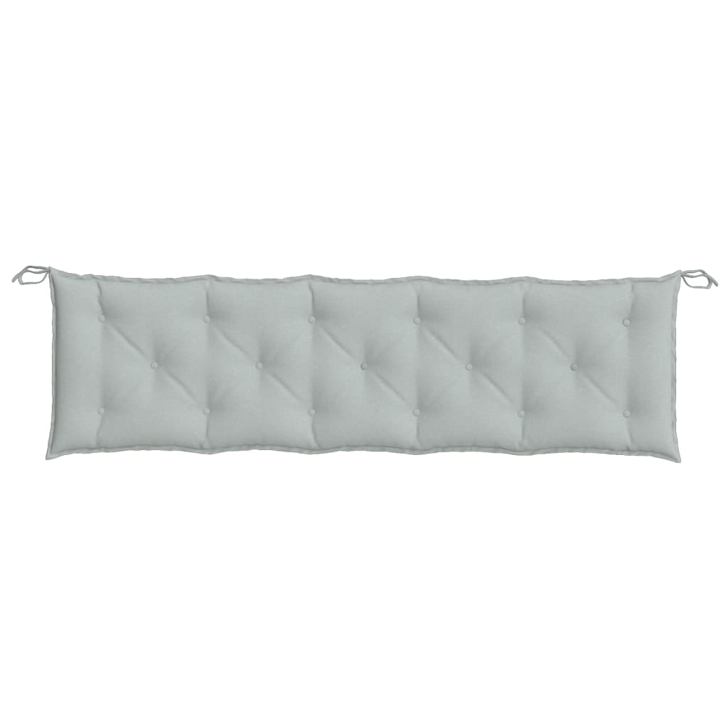 Gartenbank-Auflagen 2 Stk. Melange Anthrazit 100x50x7 cm Stoff