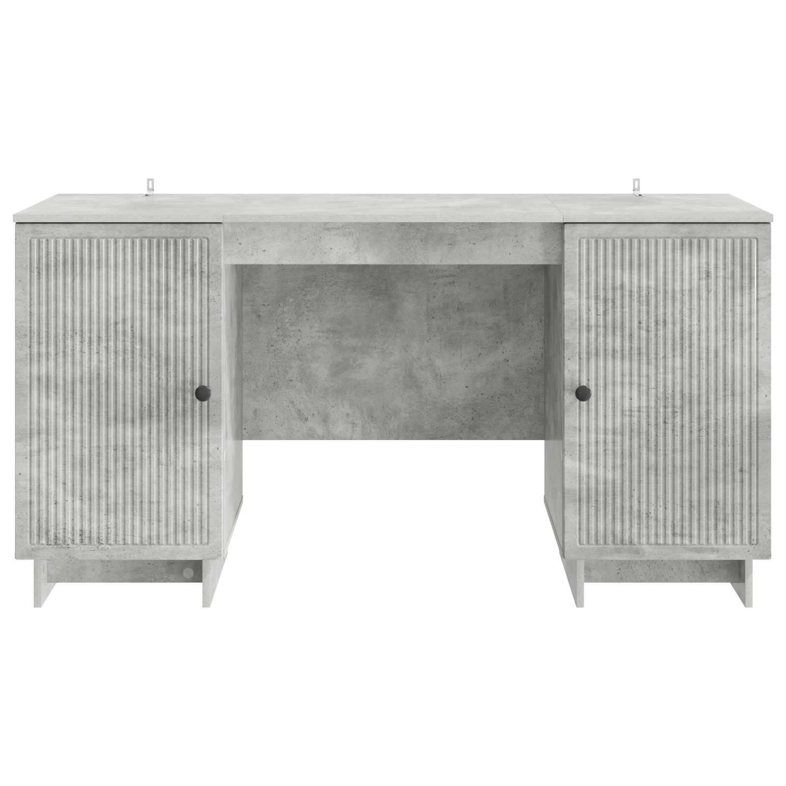 Schreibtisch Schwarz Holzwerkstoff 142,5 x 50 x 75 cm