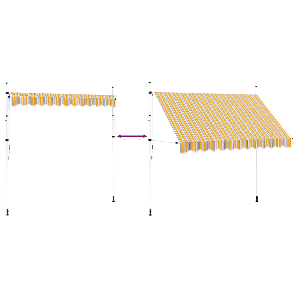 Einziehbare Markise Handbetrieben 150 cm Anthrazit