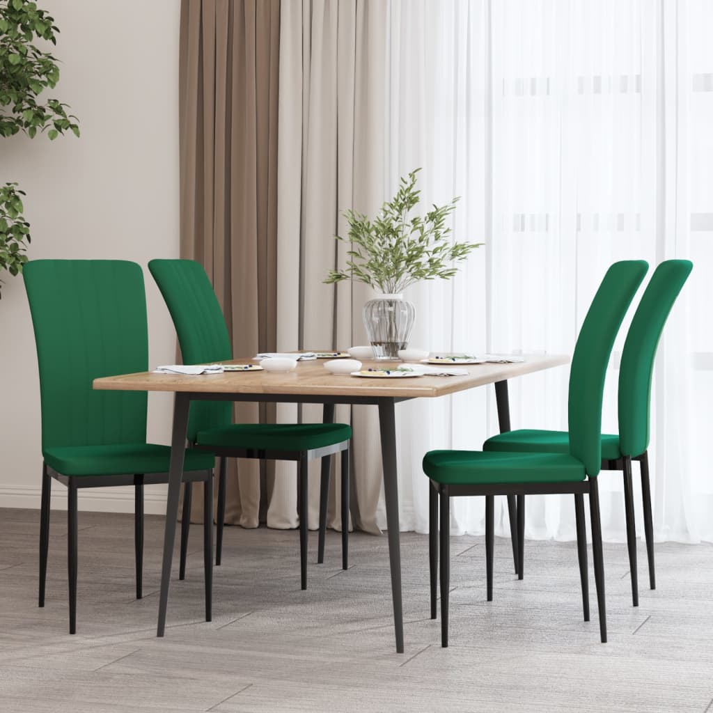 Esszimmerstühle 2 Stk. Dunkelgrau Samt