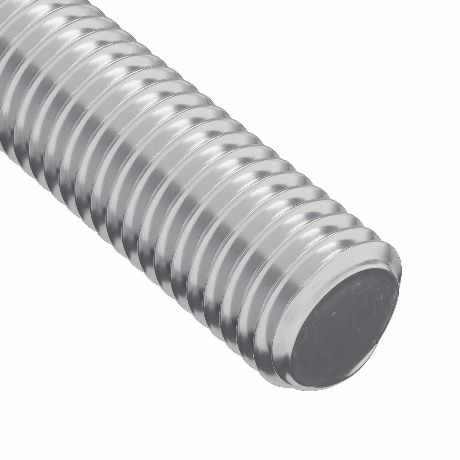 Gewindestange 2 pcs Silber 6 x 120 mm Stahl