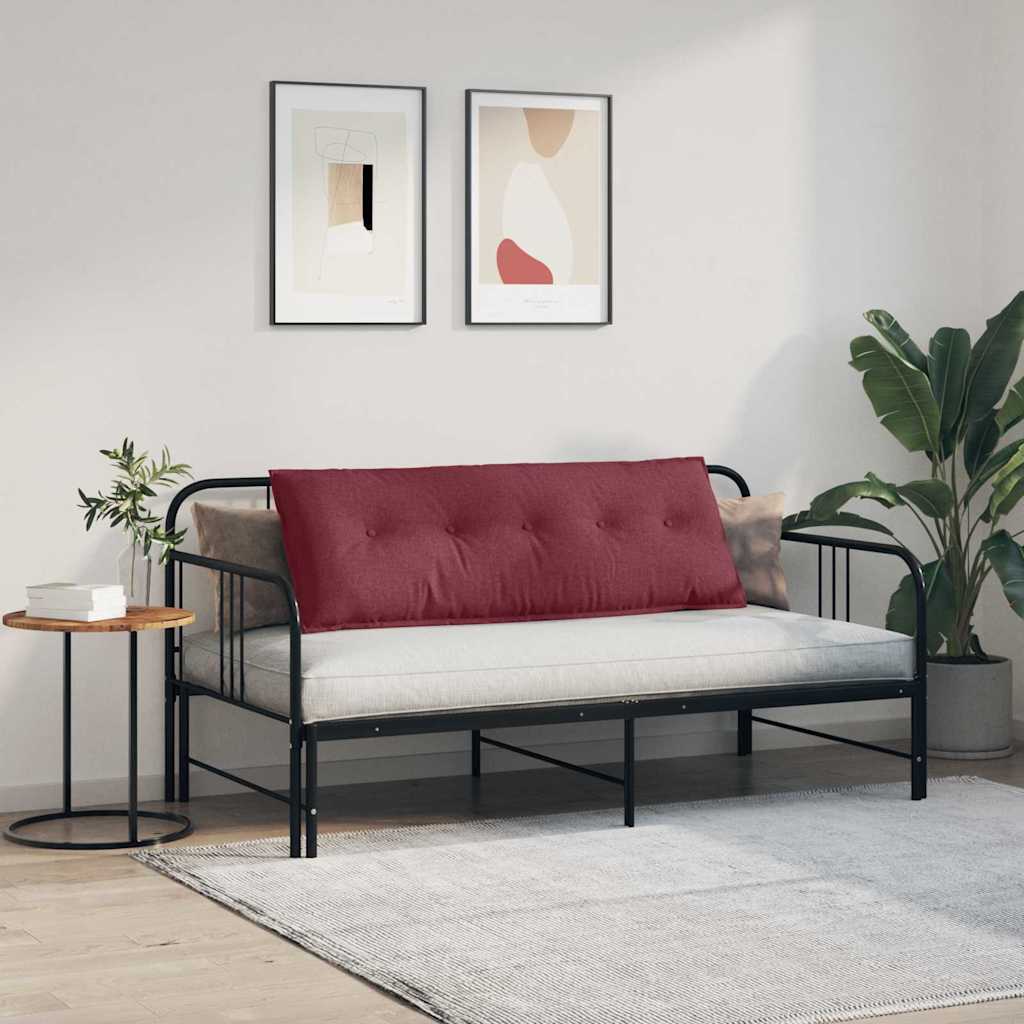 Rückenkissen Hellgrau 50 x 19 x 45 cm Stoff