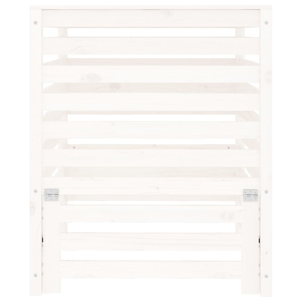 Komposter 63,5x63,5x77,5 cm Massivholz Kiefer